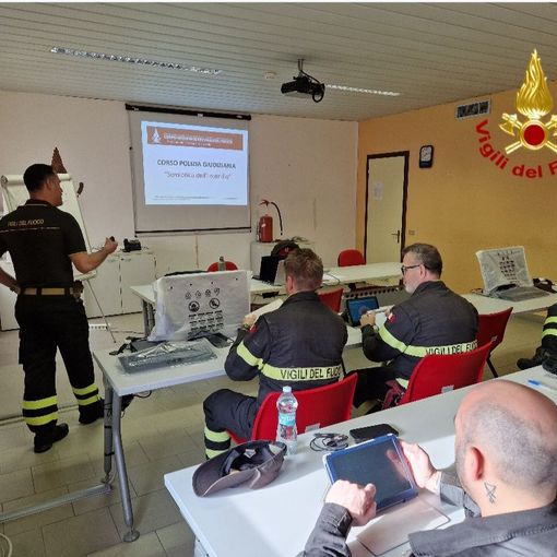 Corso di formazione regionale di polizia giudiziaria al comando dei vigili del fuoco di Verbania