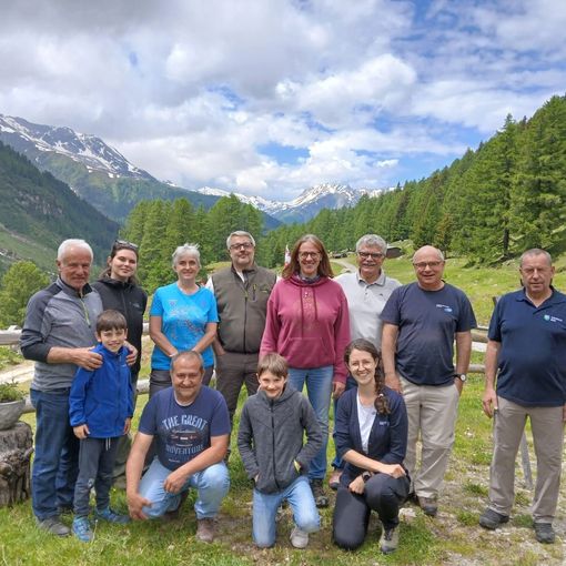 Una delegazione di RurAct in visita al caseificio di Brunnebiel