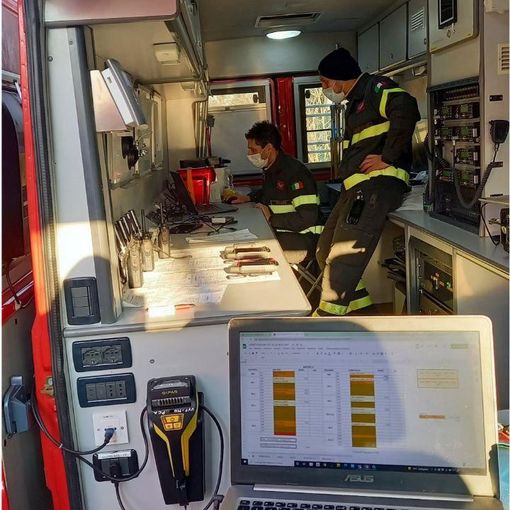 Esercitazione dei Vigili del Fuoco per affrontare le calamità naturali