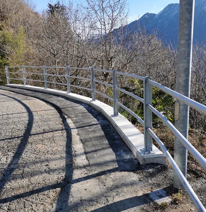 Cimamulera, riparata e allargata la strada in località Pairazzo