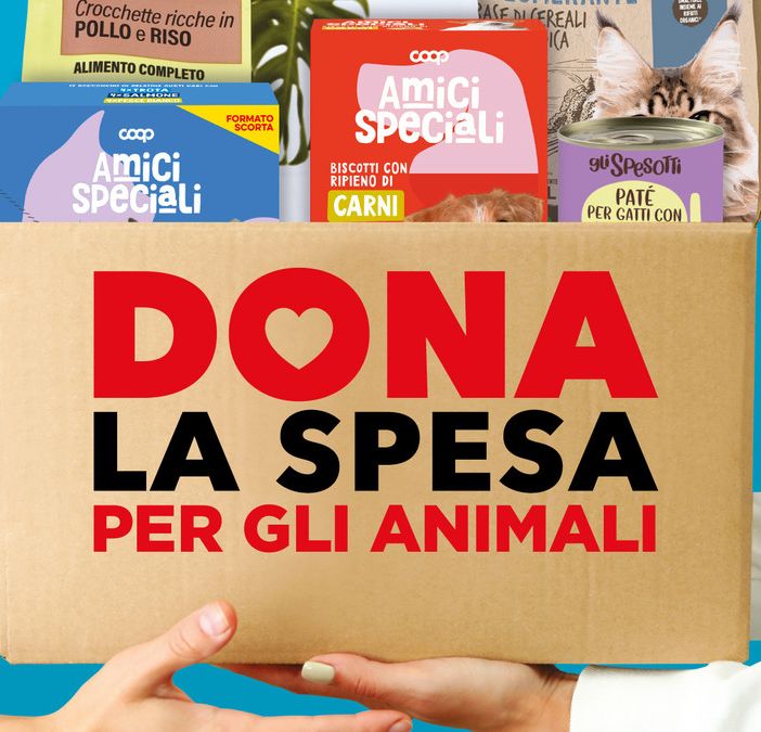 Colletta alimentare per gli animali nei negozi Nova Coop
