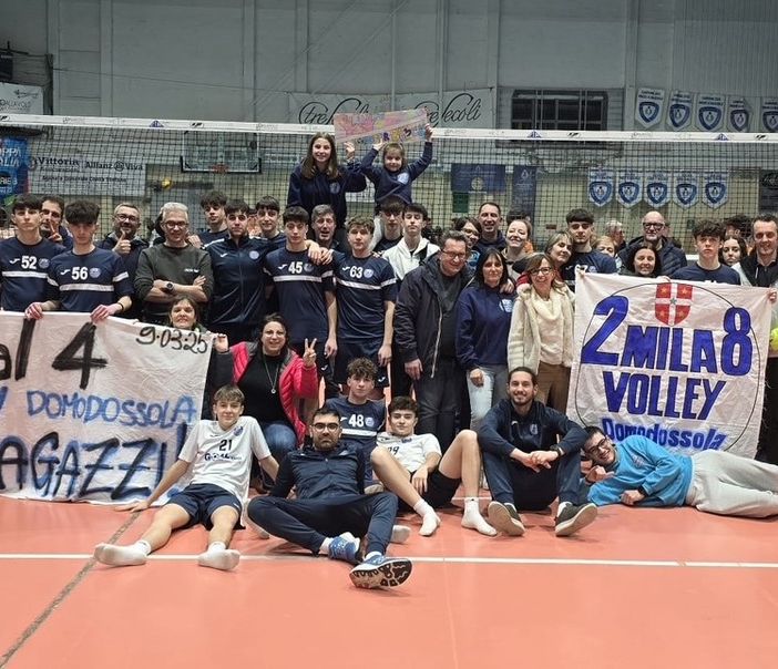 Risultato storico per il 2mila8volley: l'under 17 tra le migliori squadre del Piemonte