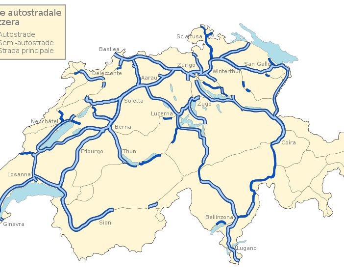 Lavori notturni sull'A9 in Vallese