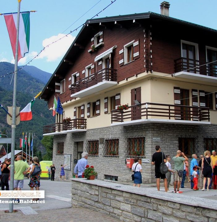 Il municipio di Bannio Anzino