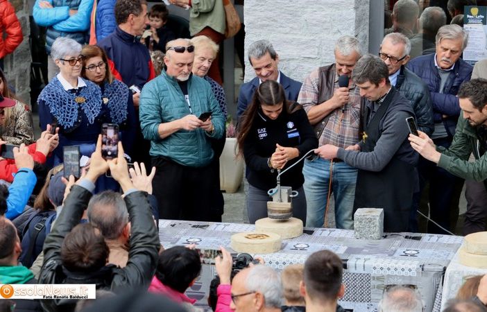 Biancolatte, Alessia Crippa madrina della marchiatura del Bettelmatt
