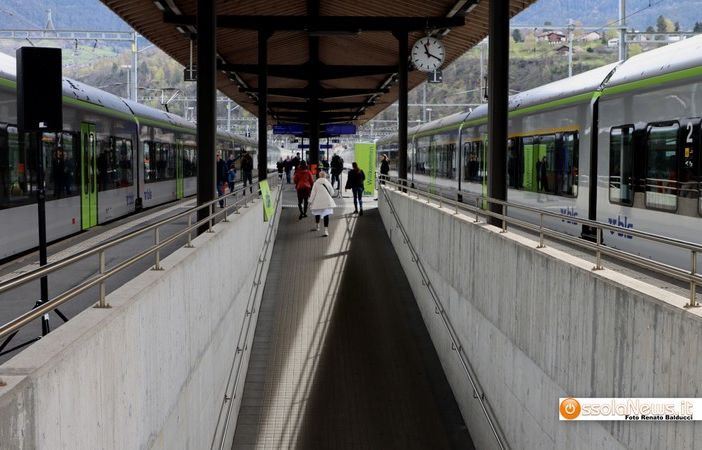 Foto: in copertina la foto dalla stazione ferroviaria di Briga, nella fotogallery quella di Domodossola