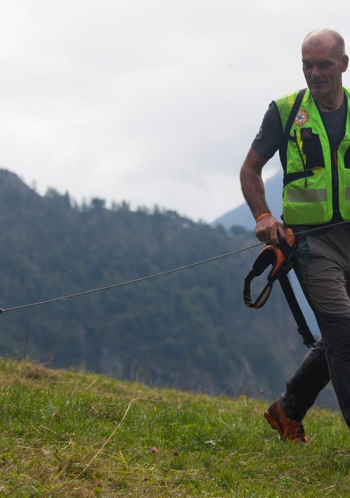 Una quindicina di cani da ricerca in azione in Valle Antrona