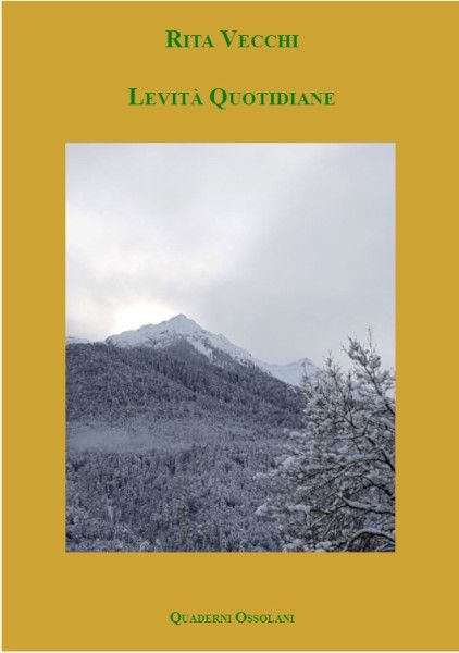 Online il libro 'Levità Quotidiane', la raccolta di scritti di Rita Vecchi
