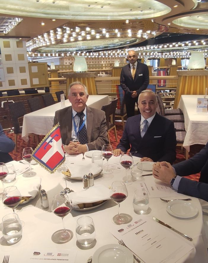 Parte da Savona a bordo di Costa Diadema la crociera dedicata a ricette e prodotti del Piemonte. Vicepresidente Carosso: &quot;E' la strada giusta per farci conoscere&quot;
