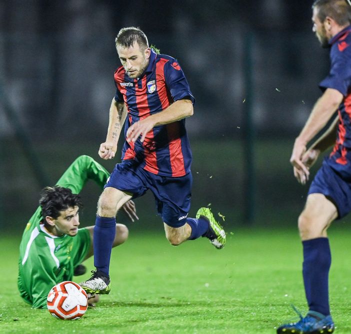 Nella foto Piraglia autore del primo gol