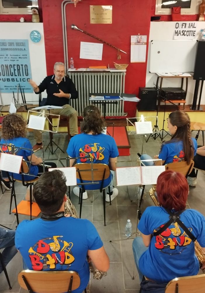 Spazio ai giovani con la musica della Domo Junior Band