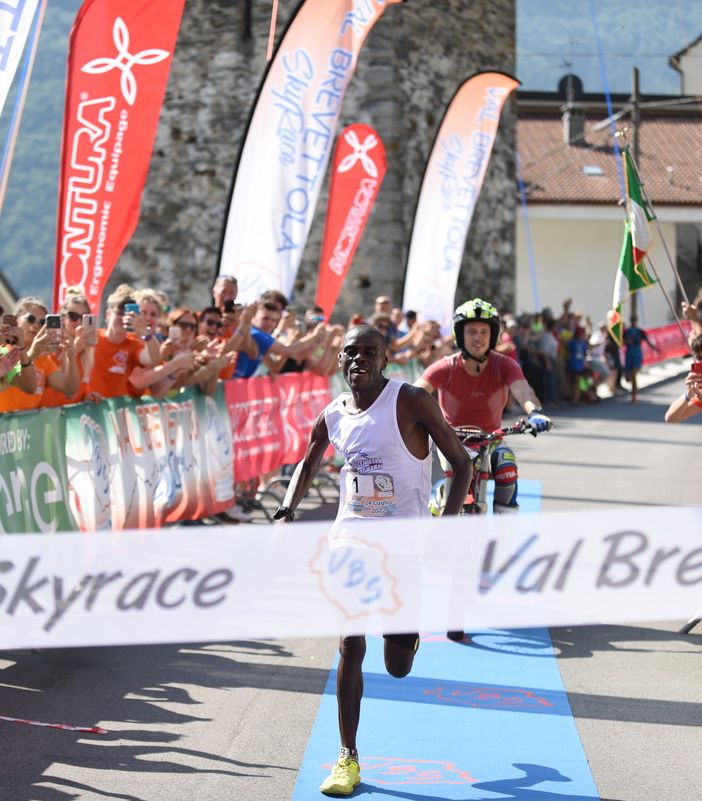 Il ruandese Jean Baptiste Simukeka conquista la quinta edizione di Val Brevettola Skyrace