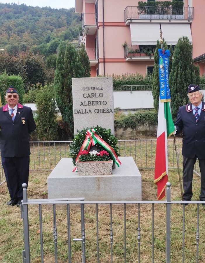 I carabinieri hanno ricordato il generale Carlo Alberto Dalla Chiesa