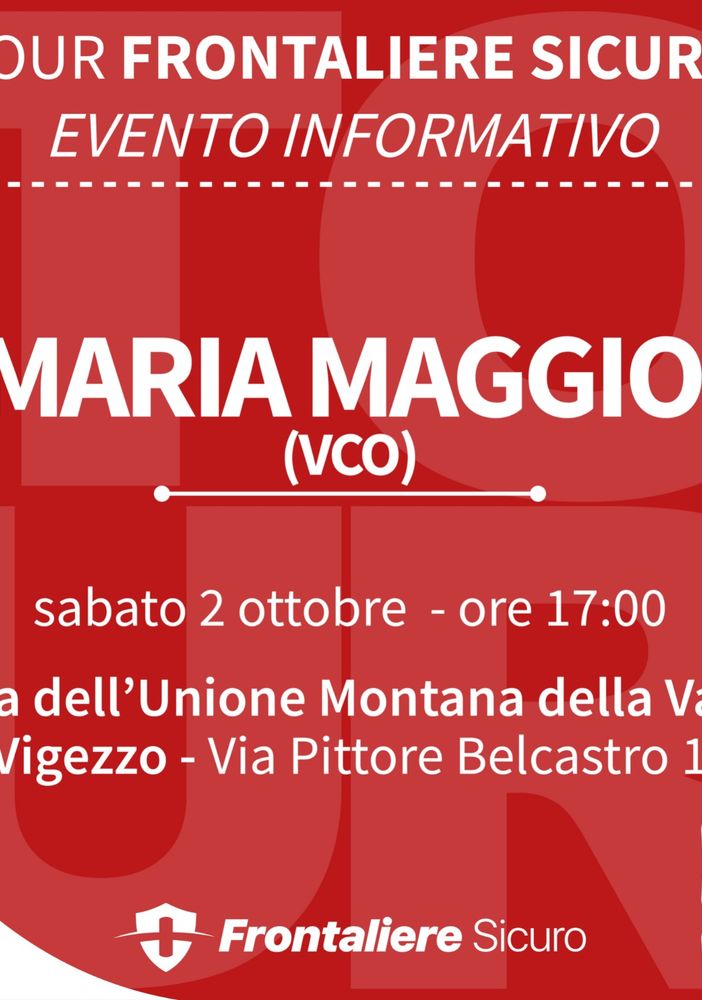 Sabato alle 17.00 incontro gratuito per i frontalieri a Santa Maria Maggiore: ultimi posti disponibili