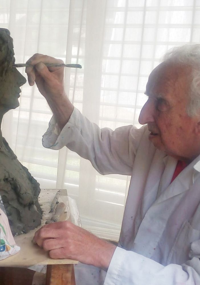 Macugnaga: addio a Gianni Radice, apprezzato pittore e scultore