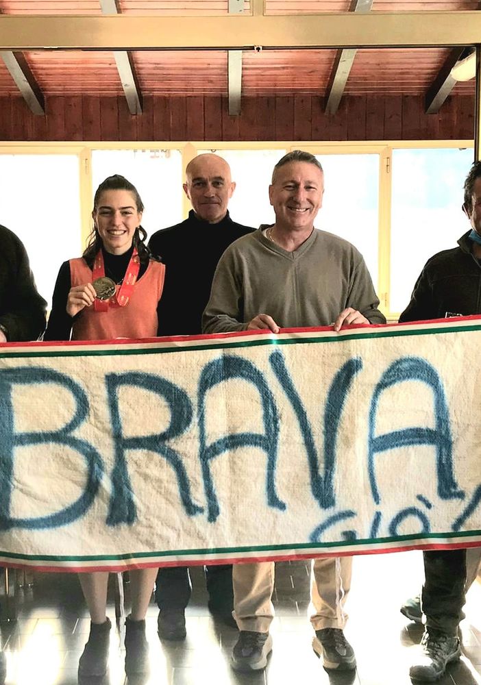 La campionessa Giovanna Selva festeggiata nella sua Druogno