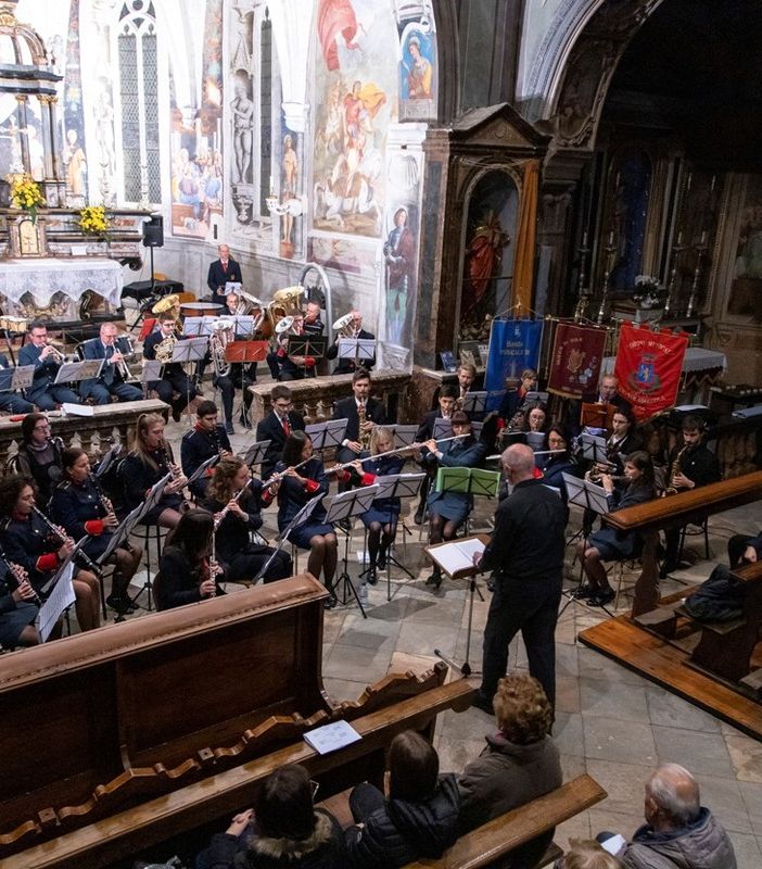 Festa di S. Cecilia con il corpo musicale di Crevoladossola e la musica di Oira
