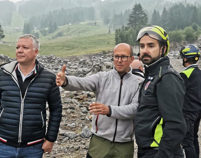 L'assessore Marnati e il presidente di Acqua Novara Vco Terzoli a Macugnaga per fare il punto della situazione FOTO E VIDEO