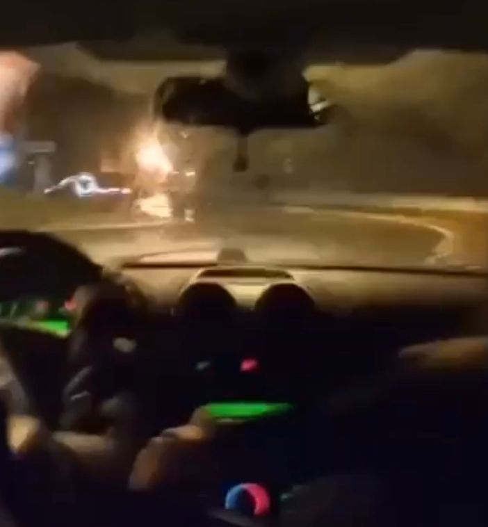 Incidente a Santa Maria, in un video il momento dello schianto