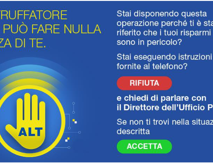 Poste italiane: corso antifrode per il personale degli uffici postali della provincia