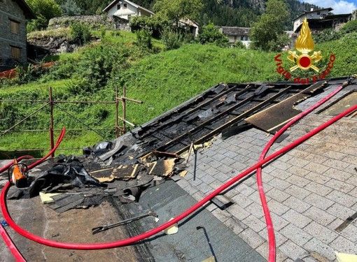 Premia, era il tetto della casa di riposo quello andato a fuoco ieri