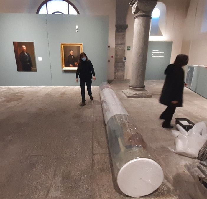 A Palazzo San Francesco una mostra per ammirare il restaurato sipario dipinto del Teatro Galletti