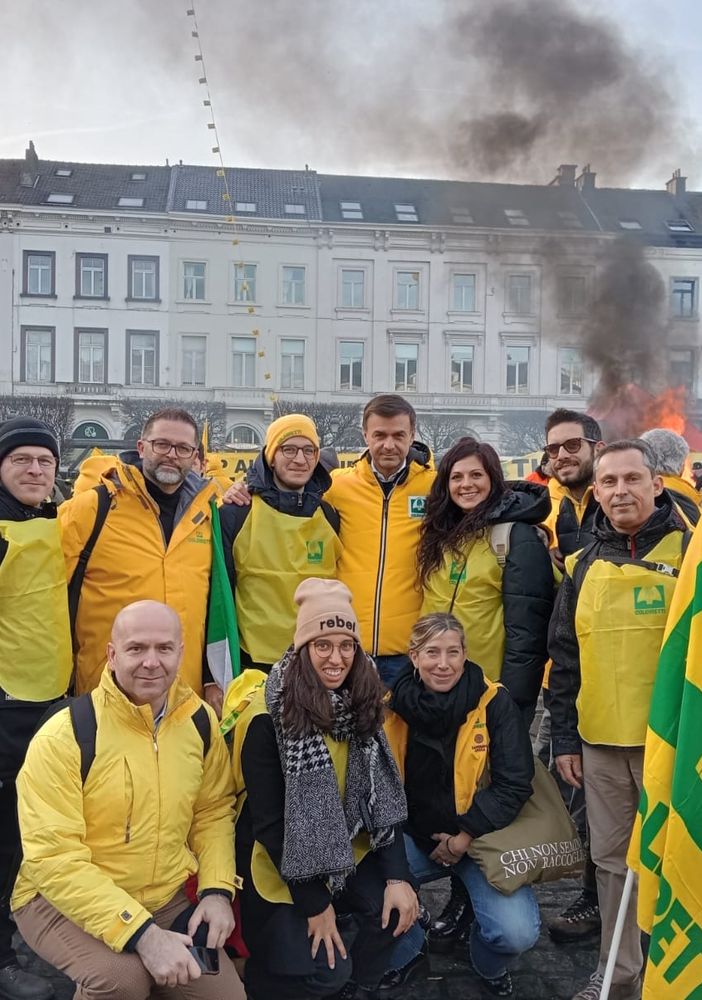 La delegazione con il Presidente Prandini