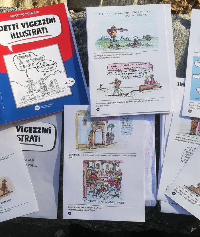 Detti Vigezzini Illustrati, un libro per imparare il dialetto con simpatiche vignette
