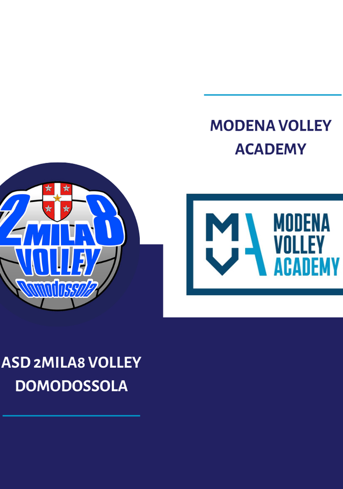2mila8volley Domodossola aderisce alla Modena Volley Academy