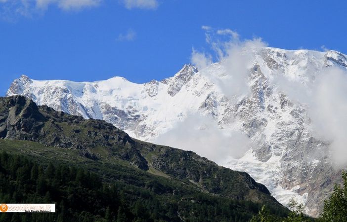 Oltre 24 gradi sul ghiacciaio del Belvedere