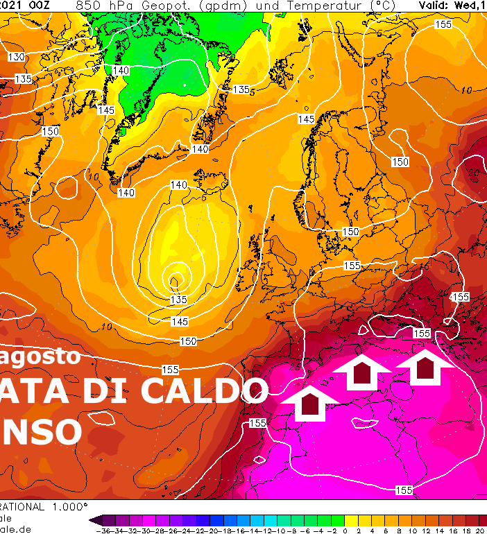 Allerta gialla per forti temporali ma ferragosto con un'ondata di forte calura