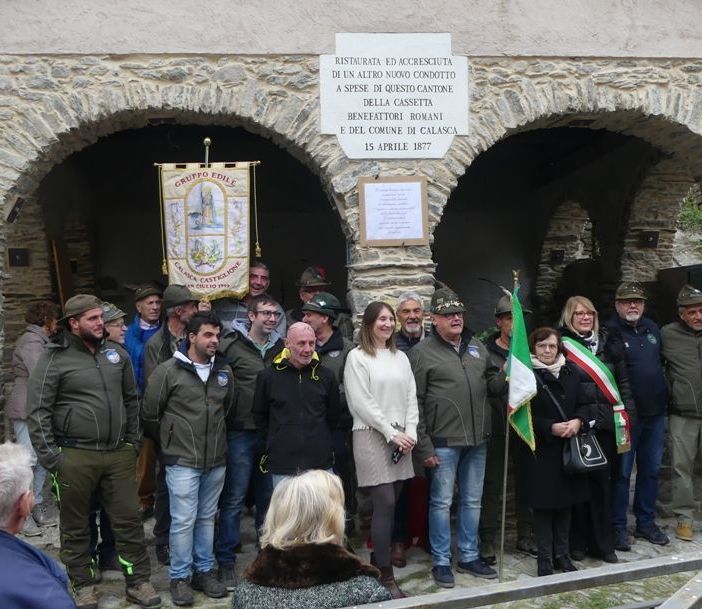 Calasca, inaugurato il restauro del lavatoio “Ul Burnè”