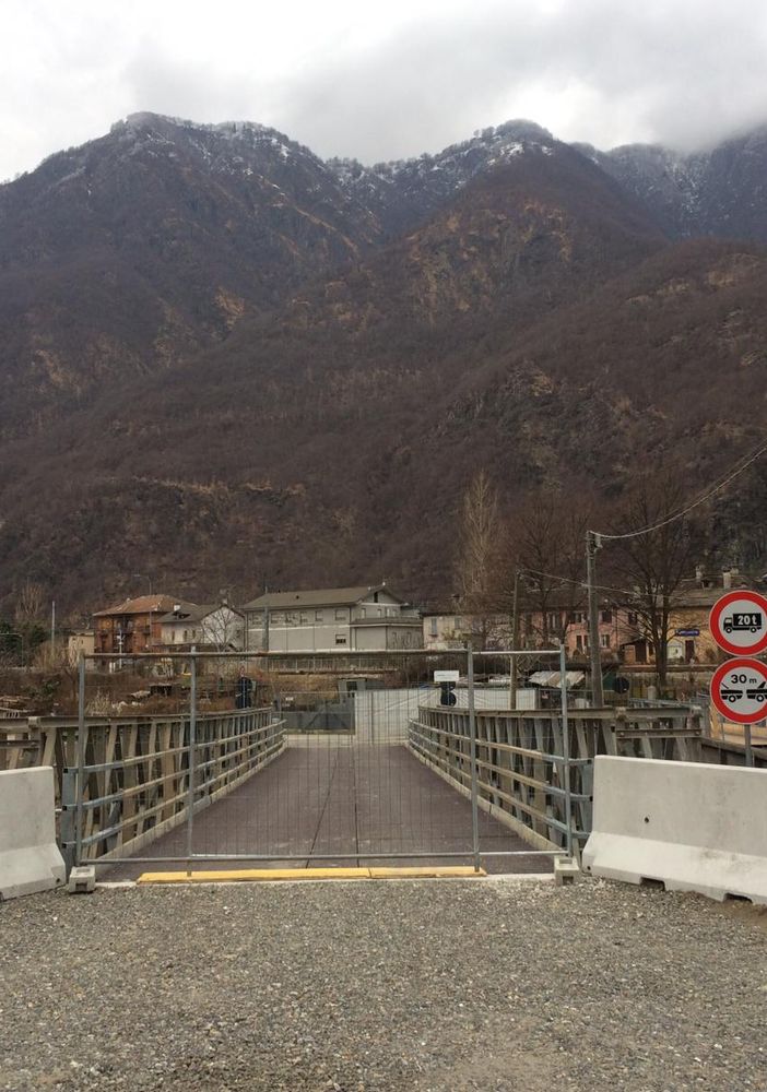 Ponte sul canale Enel a Pallanzeno