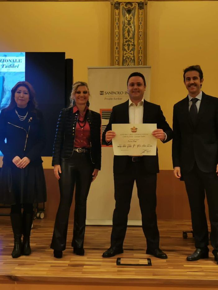 Il baritono ossolano Mattia Rossi secondo al Concorso lirico Taddei di Genova