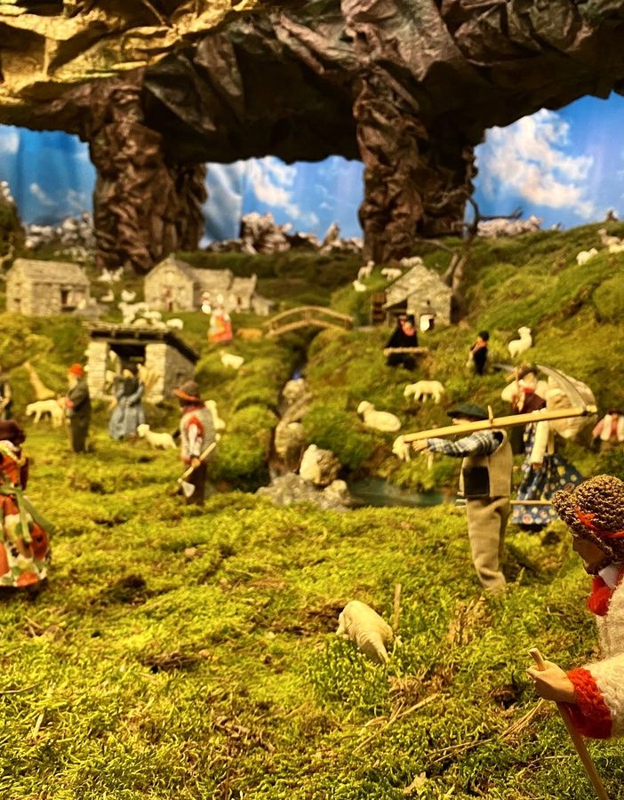 Allestito in chiesa a Malesco un presepe speciale