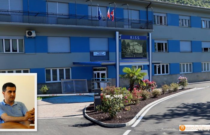 Foto: La Riss di Premosello Chiovenda e nel riquadro l'assessore Massimo Macchi