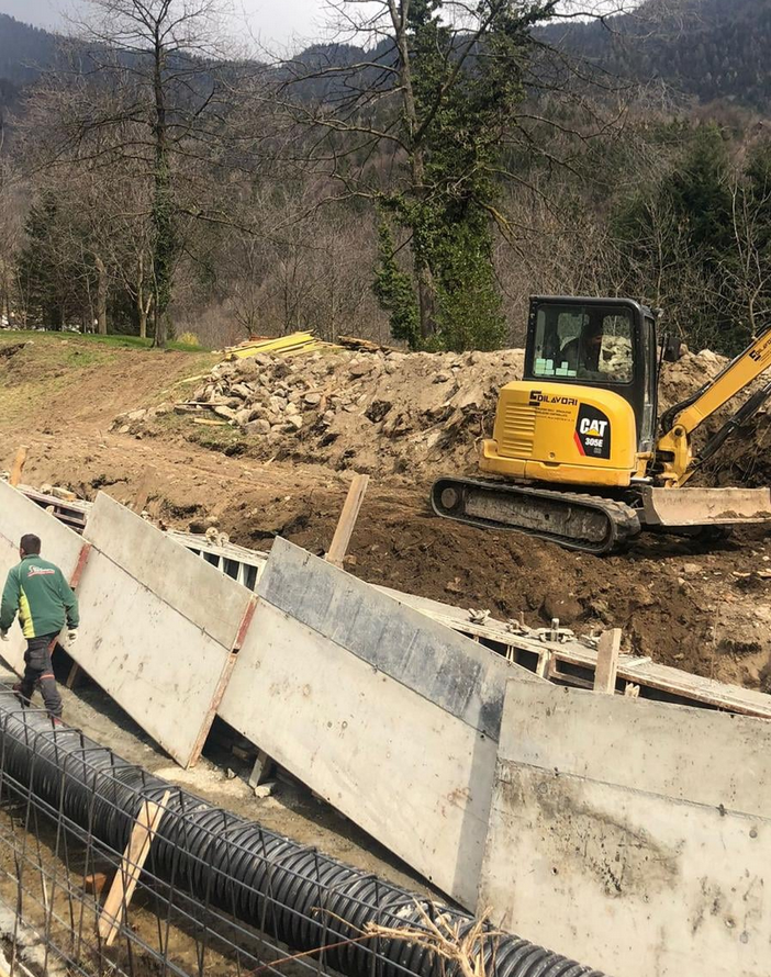 A Varzo procedono i lavori di messa in sicurezza del rio Bianca e del rio Ri