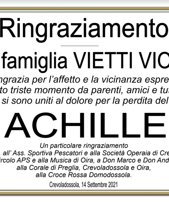 Ringraziamento