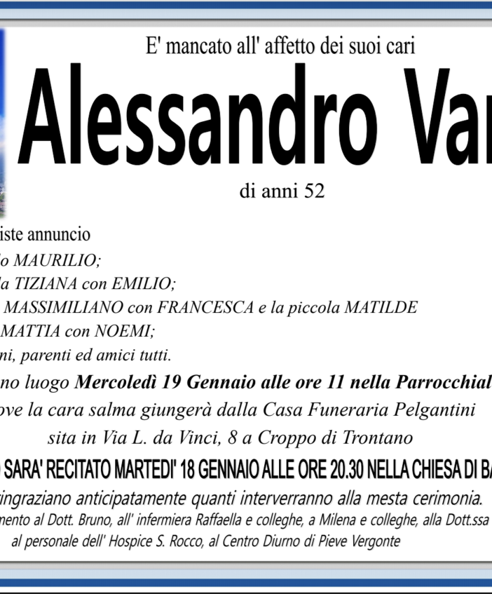 Alessandro Vanoli di anni 52