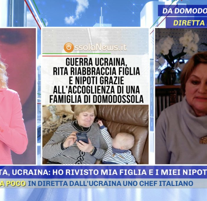 La badante che vive a Domo e ha riabbracciato figlia e nipoti ospite di Barbara D'Urso