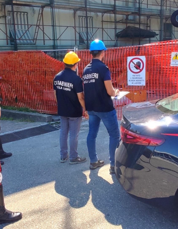 Campagna di controlli nei cantieri edili del Vco: 19 persone denunciate e sanzioni per circa 120mila  euro