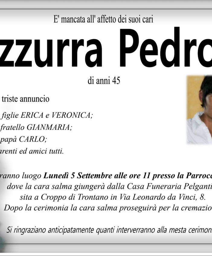 Azzurra Pedroli di anni 45