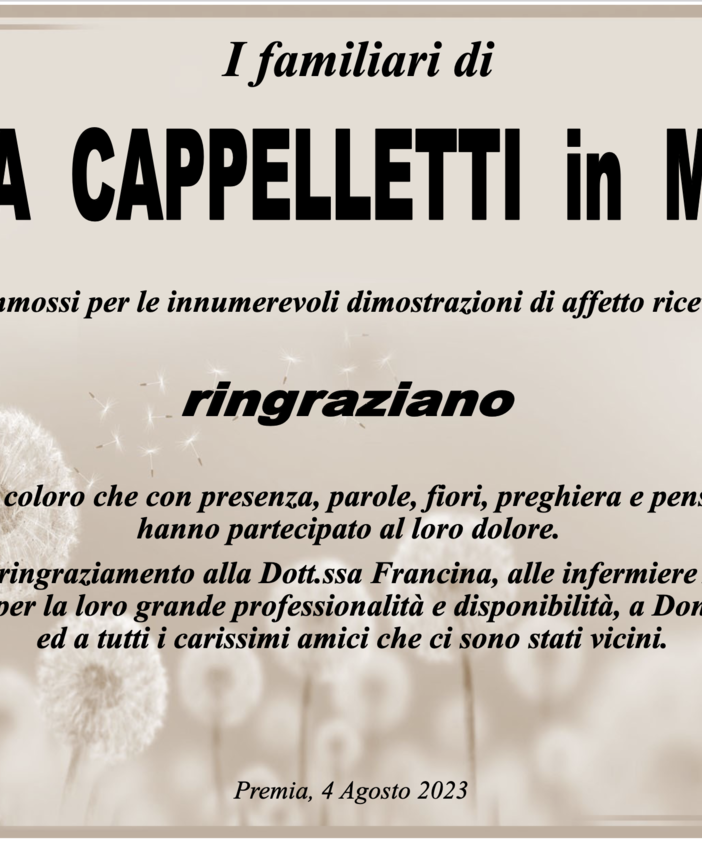 Ringraziamento