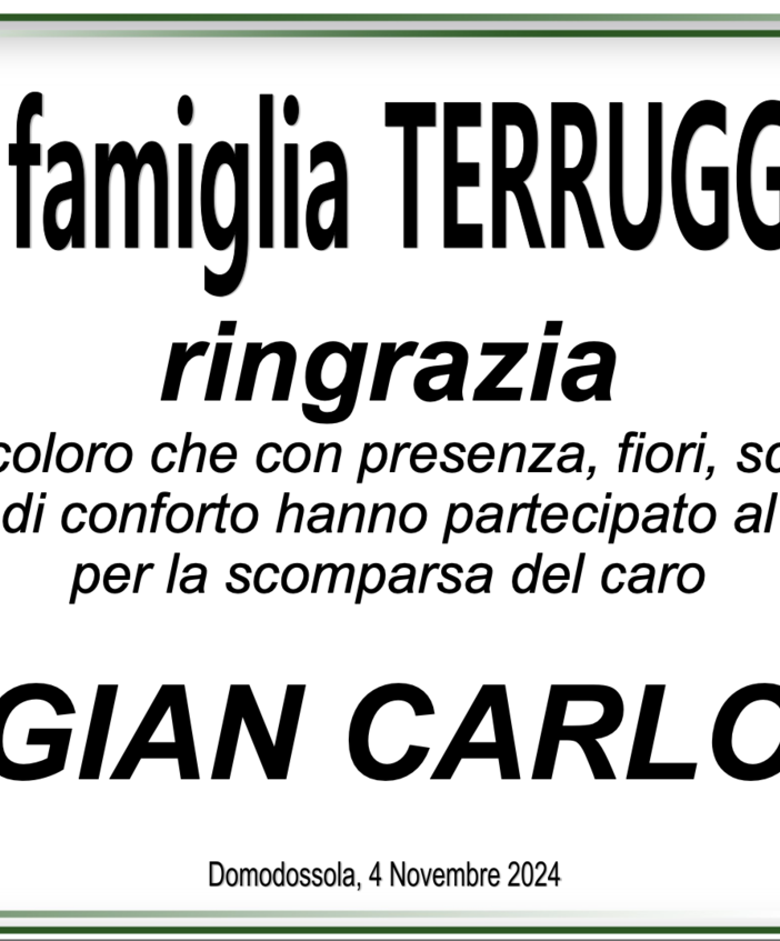 Ringraziamento