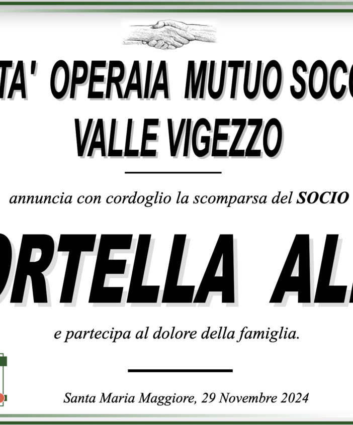 Cordoglio Cortella Aldo