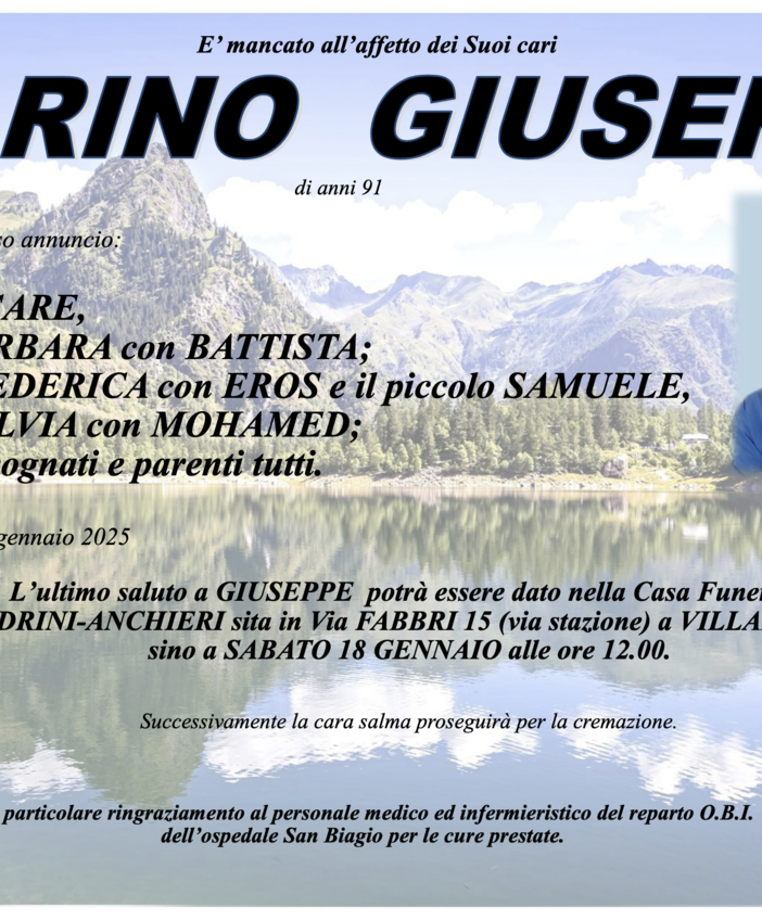 Marino Giuseppe di anni 91