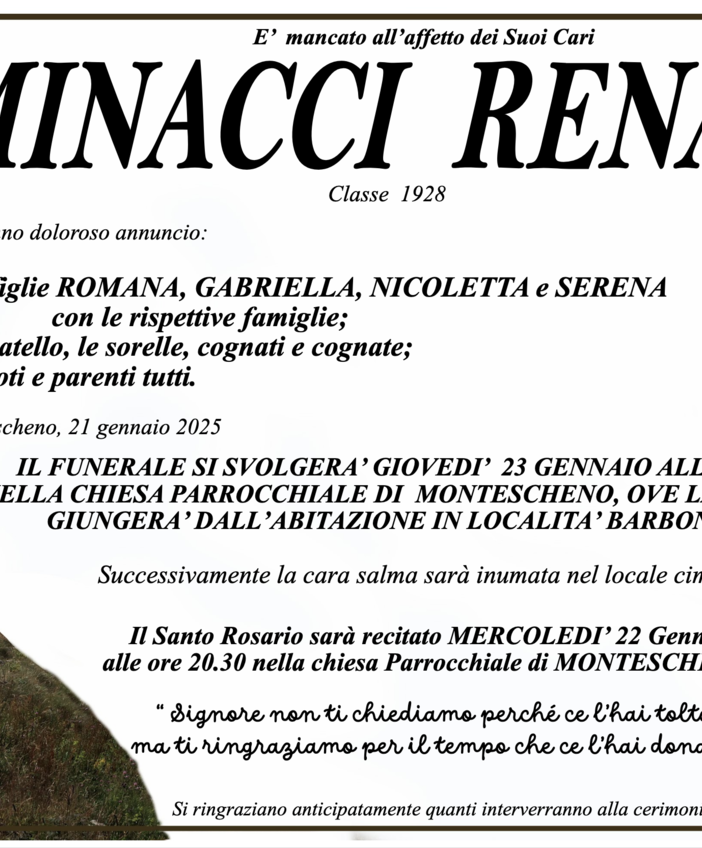 Minacci Renato clase 1929