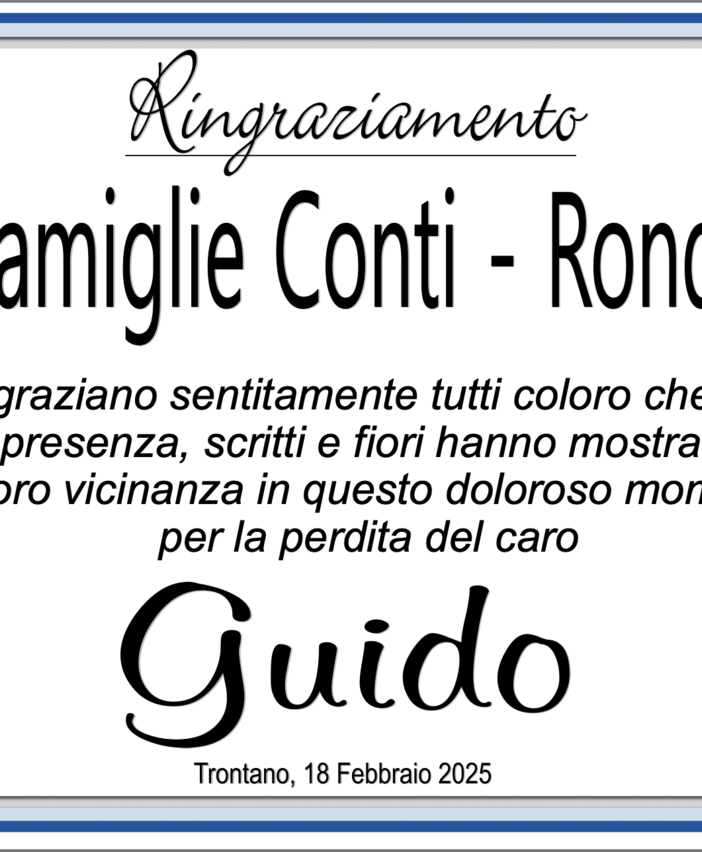 Ringraziamento