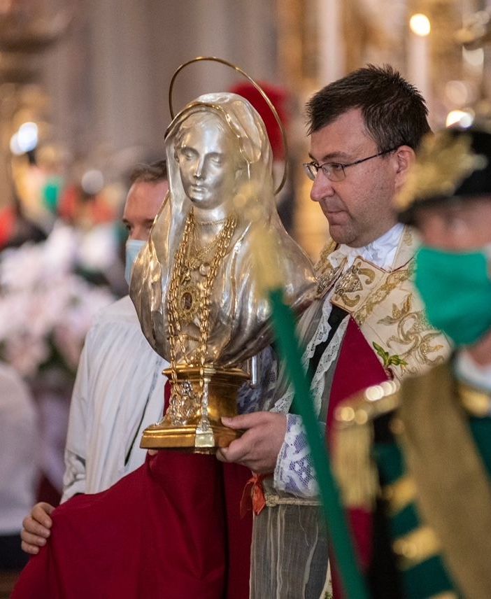 La Milizia tradizionale di Bannio in udienza dal Papa