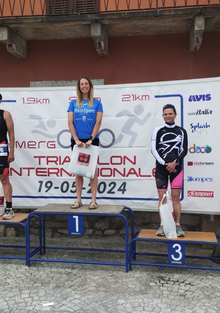 Alagona e Tallone vincono il Triathlon di Mergozzo  FOTO e VIDEO